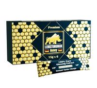 Miel Leinstungmax Premium | 100 % pura con Ginseng, Miel, Vitamina C, Tribulus y Fenogreco | Extra fuerte para energía y pasión masculina inmediata