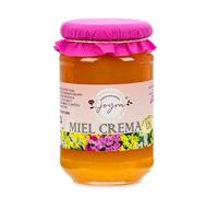 Miel Pura de Abeja,10 Especialidades 100% Natural y Artesanal. Apicultura Española con Superalimentos - Jengibre, Propóleo, Maca, Nigella, Ajo Negro, Sin Aditivos. (480g., Miel Crema)