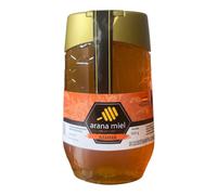 Miel Pura de Abeja Natural | Bote Dosificador Antigoteo 500 ml | Sin Aditivos | Recolección Manual desde el Apicultor (Azahar)