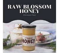 Miel pura y cruda, flor silvestre orgánica, 100% natural, 350 g sin filtrar sin calentar de abejas alimentadas no absorbentes con alta concentración de minerales proteicos y ácidos naturales …