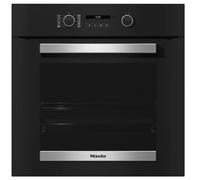 Miele H 2465 B ACTIVE - Horno Multifunción 76 Litros PerfectClean negro con tirador inox