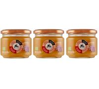 Miele Millefiori biologico miel 3 x 300 g de miel orgánica italiana dulce | Aroma floreale e consistenza cremosa, natural, ideal para té, yogur, bollería y queso, peso neto total 900 g