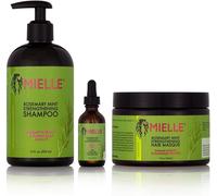 Mielle Organics Romero Fortalecimiento Champú & Mascarilla & Aceite Set Regalo