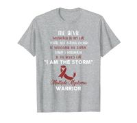 Mieloma Múltiple - Yo Soy la Tormenta Camiseta, Hombre, Gris Jaspeado, M