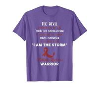 Mieloma Múltiple - Yo Soy la Tormenta Camiseta, Hombre, Morado Jaspeado, XXL