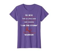Mieloma Múltiple - Yo Soy la Tormenta Camiseta, Mujer, Morado Jaspeado, 3XL