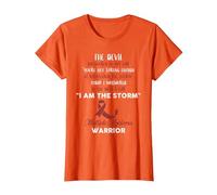 Mieloma Múltiple - Yo Soy la Tormenta Camiseta, Mujer, Naranja, S