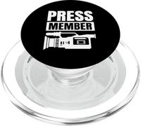 Miembro de Prensa Corresponsal Reportero Medios PopSockets PopGrip para MagSafe
