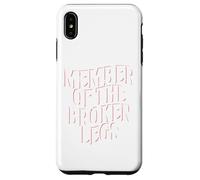 Miembro del Club de Piernas Rotas | Lesión | Broken Bones Carcasa para iPhone XS MAX