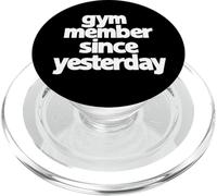 Miembro del Gimnasio Desde Ayer, Humor de Gimnasio, Frase Divertida de Gimnasio PopSockets PopGrip para MagSafe