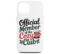 Miembro Oficial del Cosy Club Coffee Enthusiast Winters Carcasa para iPhone 13