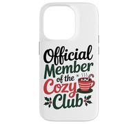 Miembro Oficial del Cosy Club Coffee Enthusiast Winters Carcasa para iPhone 14 Pro