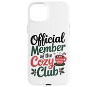Miembro Oficial del Cosy Club Coffee Enthusiast Winters Carcasa para iPhone 15 Plus