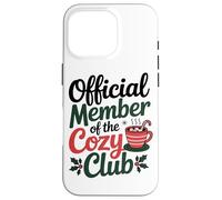 Miembro Oficial del Cosy Club Coffee Enthusiast Winters Carcasa para iPhone 16 Pro