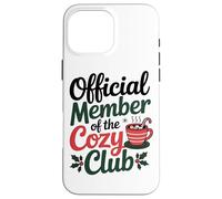Miembro Oficial del Cosy Club Coffee Enthusiast Winters Carcasa para iPhone 16 Pro MAX