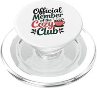 Miembro Oficial del Cosy Club Coffee Enthusiast Winters PopSockets PopGrip para MagSafe