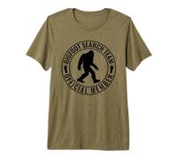Miembro Oficial del Equipo de investigación Bigfoot Camiseta Premium