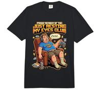 Miembro Orgulloso de Just Resting My Eyes Club Dad Fathers Day Comfort Colors Adult Heavyweight T-Shirt