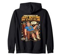 Miembro Orgulloso de Just Resting My Eyes Club Dad Fathers Day Sudadera con Capucha
