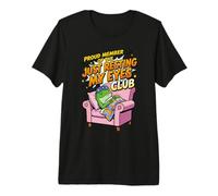 Miembro Orgulloso de The Just Resting My Eyes Club Funny Frog Camiseta Premium