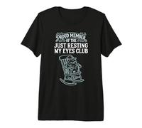 Miembro Orgulloso de The Just Resting My Eyes Club Owl Nap Camiseta Premium