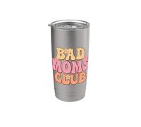 Miembro Orgulloso Del Club Bad Moms Feliz Día De La Madre Vaso térmico de acero inoxidable de doble pared