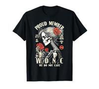 Miembro Orgulloso del Club We Do Not Care WDNC Gothic Feminist Camiseta