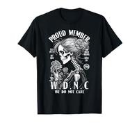 Miembro Orgulloso del Club We Do Not Care WDNC Gothic Feminist Camiseta