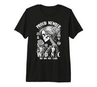 Miembro Orgulloso del Club We Do Not Care WDNC Gothic Feminist Camiseta Premium