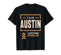 Miembro vitalicio del Equipo Austin Nombre Divertido Austin Camiseta