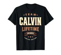 Miembro vitalicio del Equipo Calvin Nombre Divertido: Calvin Camiseta