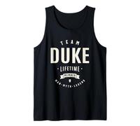Miembro vitalicio del Equipo Duke Nombre Divertido: Duke Camiseta sin Mangas