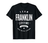 Miembro vitalicio del Equipo Franklin Nombre Divertido Franklin Camiseta