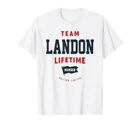 Miembro vitalicio del Equipo Landon Nombre Divertido Landon Camiseta