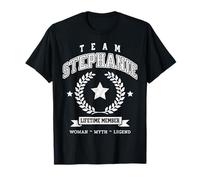 Miembro vitalicio del Equipo Stephanie Funny Name Support Camiseta