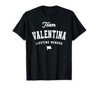 Miembro vitalicio del Equipo Valentina Nombre Divertido Valentina Camiseta