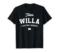Miembro vitalicio del Equipo Willa Nombre Divertido: Willa Camiseta