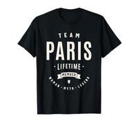 Miembro vitalicio del Team Paris, nombre divertido: Paris Camiseta