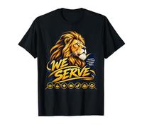 Miembros del Club de Leones Que servimos para el Trabajo de Servicio Camiseta