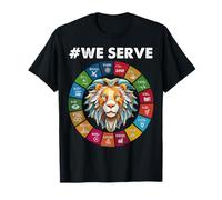 Miembros del Club de Leones Que servimos para el Trabajo de Servicio Camiseta