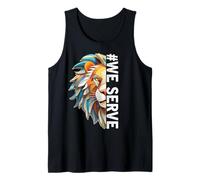 Miembros del Club de Leones Que servimos para el Trabajo de Servicio Camiseta sin Mangas