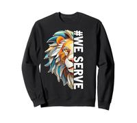 Miembros del Club de Leones Que servimos para el Trabajo de Servicio Sudadera