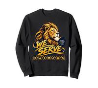 Miembros del Club de Leones Que servimos para el Trabajo de Servicio Sudadera