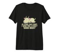 Mientras Las Estrellas vuelan, Pijama de Buenas Noches Camiseta Premium