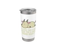 mientras las estrellas vuelan, pijama de buenas noches Vaso térmico de acero inoxidable de doble pared