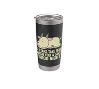 mientras las estrellas vuelan, pijama de buenas noches Vaso térmico de acero inoxidable de doble pared