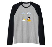 Mientras Tanto, Tokyo Weather Magic Cloud Flying Nimbus Geek Gift Camiseta Manga Raglan