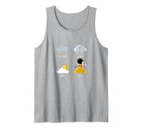 Mientras Tanto, Tokyo Weather Magic Cloud Flying Nimbus Geek Gift Camiseta sin Mangas