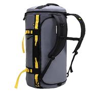 MIER Bolsa de deporte grande impermeable con compartimento para zapatos, convertible en mochila, 45 L, 60 L, 90 l, gris, 90L, Bolsas de deporte