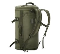 MIER Bolsa de deporte grande impermeable con compartimento para zapatos, convertible en mochila, color verde oscuro, 60 l, verde, Bolsas de deporte